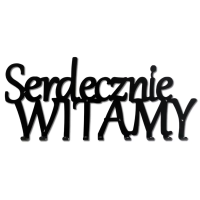 SERDECZNIE WITAMY wieszak  Briso design